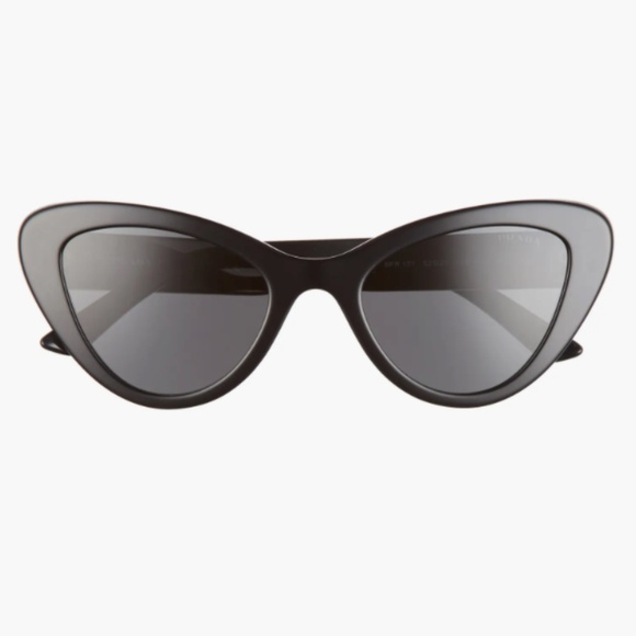 New Prada 52mm Cat Eye Sunglasses - Picture 2 of 6